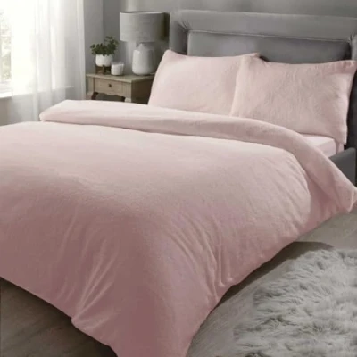 Image de Rapport Parure de lit Luxueuse Super Douce et Chaude avec Housse Couette pour Double Rose