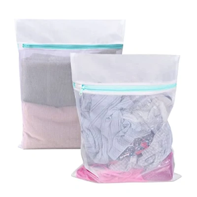 Image de Filet Linge Machine à Laver,Filet de Lavage,Sac a 90x110cm,Filet Lavage,2 Pièces Réutilisable Sac pour Manteaux
