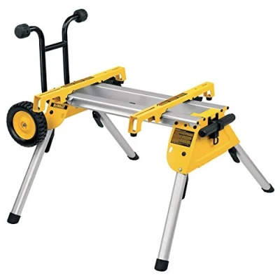 Image de DEWALT Piètement Roulant pour Scies à Table DE7400 XJ Support Stationnaire Léger et Facilement Transportable en Aluminium 83x91cm Poids 15,5kg Charge d’Utilisation Maximum 68kg