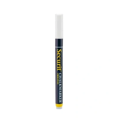 Image de Securit Marqueur à craie liquide, petite plume, Blanc (Sma100 wt)