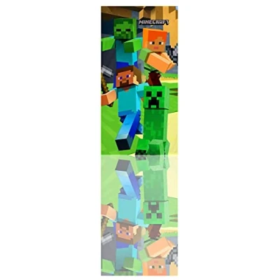 Image de Halantex Minecraft Serviette de bain 100% coton 70 x 140 cm