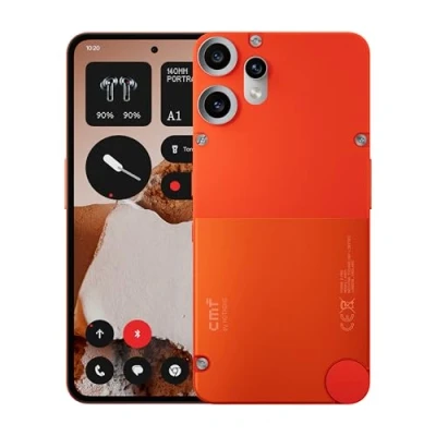 Image de CMF Phone 2 Pro 128GB Smartphone 5G avec Appareil Photo 50MP et Zoom 20x, écran AMOLED FHD+ 6,77&quot; à 120Hz, Batterie 5000mAh Nothing OS 3.2 Orange