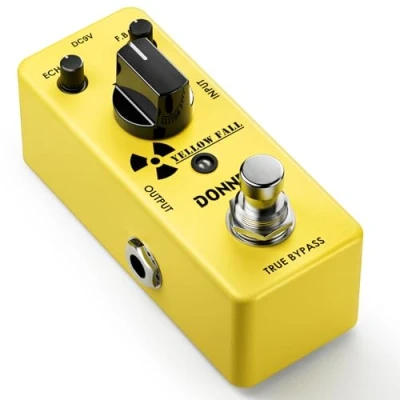 Image de Donner Delay Guitare Pédale d&#039;effet, Yellow Fall Electrique True Bypass