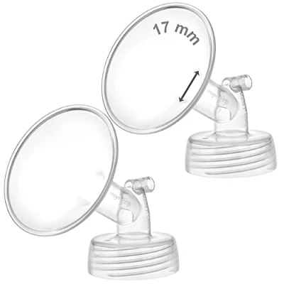 Image de Maymom Lot de 2 pompes à col large 17 mm pour Spectra S1/S2, avec brides ouverture ; pas original bride remplace Shield (petite Spectra) deux