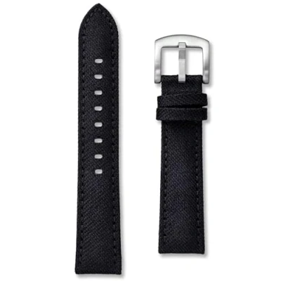 Image de Bracelet de montre en toile voile Nylon qualité supérieure 18 mm, 20 22 24 mm Noir, gris, blanc, bleu, jaune, orange, rouge rechange classique tissu nautique