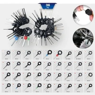 Image de BRILLIANT TOOLS BT511230 Jeu d&#039;extracteurs de cosses, 36 pcs [Powered by KS TOOLS]