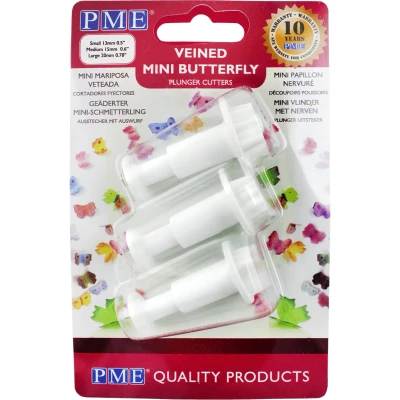 Image de PME Mini Papillon Ensemble de Piston, Blanc, 3 pièces