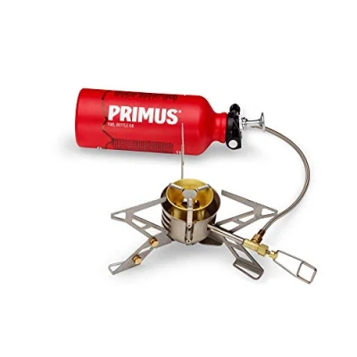 Image de Primus OmniFuel II Réchaud à gaz with fuel bottle and pouch gris/rouge