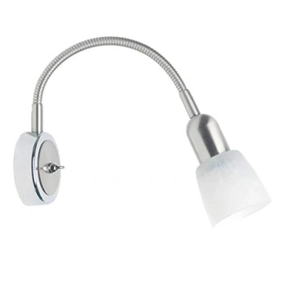 Image de BRILLIANT lampe Sofia spot mural bras flexible et interrupteur fer/chrome 1x D45, E14, 40W, adapté aux lampes à suspension (non inclus) Échelle A ++ E Avec bascule