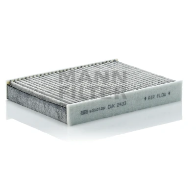 Image de MANN FILTER CUK 2433 Filtre d&#039;habitacle à charbon actif 240 190 35 FORD: Fusion Break, FIESTA 5, 5 Van