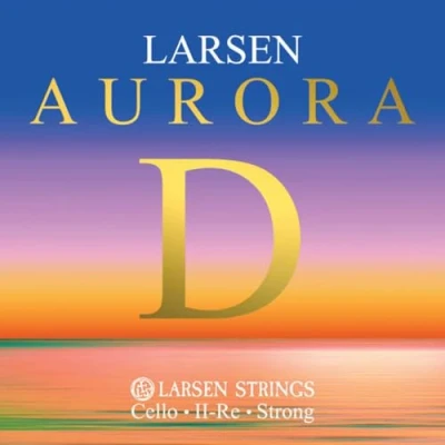 Image de LARSEN STRINGS Cordes pour violoncelle Aurora D 4/4 Strong