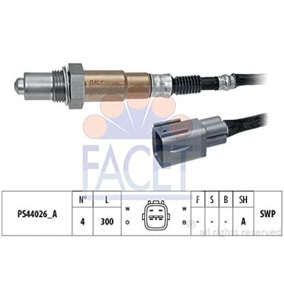 Image de FACET 10.8294 Sonde lambda Made in Italy OE Equivalent chauffé, planaire, Filetage prégraissé 4 TOYOTA: Yaris II 3/5 portes