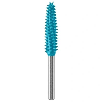 Image de Dremel Max High Performance Power Carving Bit (9952DM) Embout en acier inoxydable, « cône » de 6,35 mm large pour sculpter des trous profonds dans le bois, plastique, la mousse EVA et