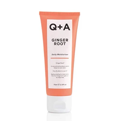Image de Q+A Ginger Root Daily Moisturizer, 75 ml crème protectrice pour le visage au gingembre