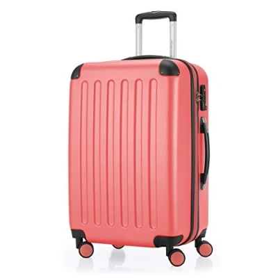 Image de HAUPTSTADTKOFFER Spree Valise de Taille Moyenne, Bagage soute rigide ABS, TSA, extensible, extra léger, 4 roues, 65 cm, 74 L, corail