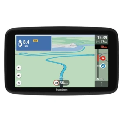Image de TomTom GPS Voiture GO Classic Lite (5 Pouces, Info Trafic, Essai des Alertes de Zones Danger, Cartes EU, Mise à Jour Inclus Via WiFi, Fixation Reversible Intégrée)