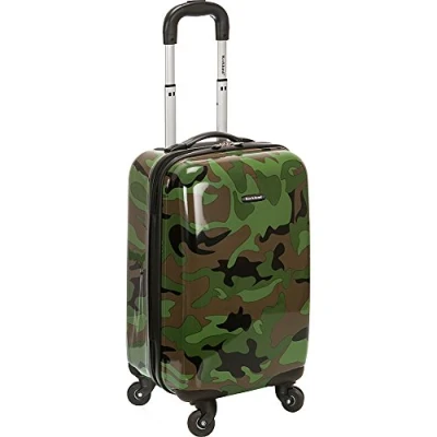 Image de Rockland Safari Valise Rigide à roulettes pivotantes, Camouflage, Taille Unique, Melbourne Extensible pivotantes