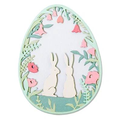 Image de Sizzix Matrice de découpe Thinlits Set 12pcs 664358 Printemps Superposé Sophie Guilar, Multicolore, Taille unique