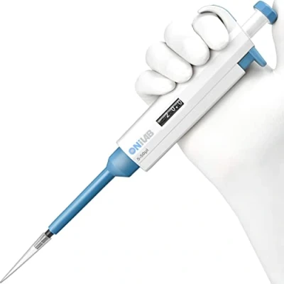 Image de ONiLAB 5 50ul Pipettes manuelles à volume variable réglables monocanal…