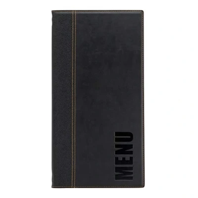 Image de Securit Porte Menu Long Range Trendy avec 1 Double Insert Noir