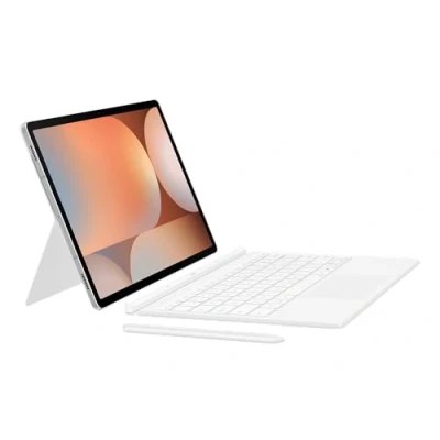 Image de Samsung S10 Ultra Book Étui pour Tablette avec Clavier AI Key Blanc