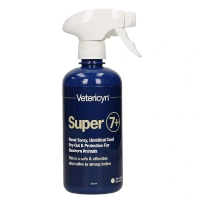 Image de Vetericyn Super 7+ Naveldip &quot;soin du cordon ombilical&quot;, 3785 ml, Convient aux Bovins Vaches Porcs