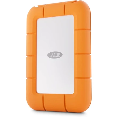 Image de LaCie Rugged Mini 4To Disque SSD externe, USB C Thunderbolt 3, Résistance extrême à l&#039;eau et aux chutes de trois mètres, avec sans câble A, services Rescue valables 5 ans (STMF4000400)