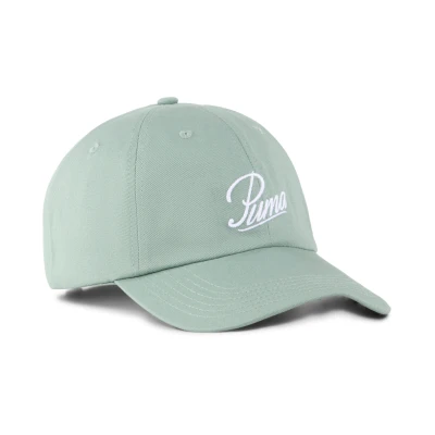 Image de Puma ESS Script LOGO DAD Casquette, Taille: One Size, Green moon