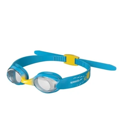 Image de Speedo Unisex Youth Infant Illusion Swimming Lunettes de natation Mixte Enfant, Turquoise/Jaune/Transparent, Taille Unique
