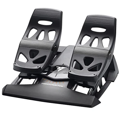 Image de Thrustmaster TFRP T. Flight Rudder Pedals Contrôle précis du gouvernail avec technologie SMART pour PC et PlayStation4