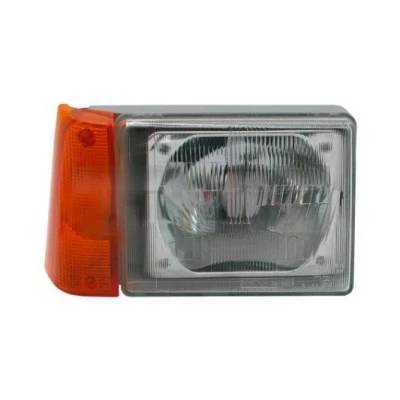 Image de TYC 20 6084 05 2 Phares gauche R2 (Bilux), H4 jaune pour circulation à droite FIAT: Panda I 3/5 portes