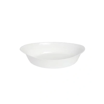 Image de Luminarc Plat ovale Blanc Smart Cuisine Carine 250C à Four en Verre Innovant Léger et Extra Résistant Nettoyage Facile Fabrication France Dimensions 29x17 cm