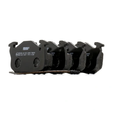 Image de FERODO PREMIER ECO FRICTION FDB393 Jeu de plaquettes frein contact signal d&#039;usure inclus avec accessoires RENAULT: Super 5 3/5 portes