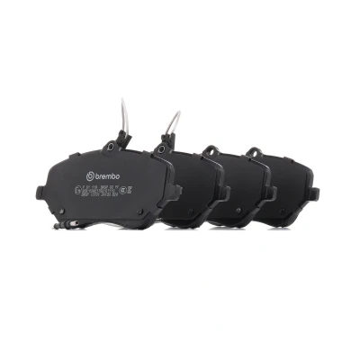 Image de BREMBO P 61 119 Jeu de plaquettes frein contact signal d&#039;usure inclus avec vis d&#039;étrier frein, tôle anti bruit accessoires