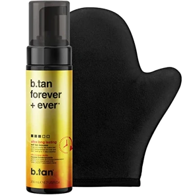 Image de b.tan Mousse Autobronzante Forever Bundle Self Tanning Foam, Sunless Fake Tanner, Vegan, Cruelty Free, 200ml