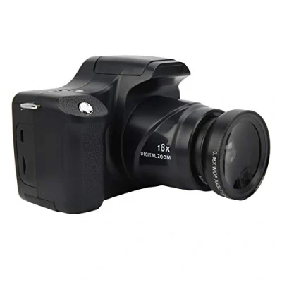 Image de VBESTLIFE Appareil Photo Numérique Portable, écran LCD 3,0 Pouces avec Zoom 18X Reflex HD à Longue Focale, Prend en la Prise de Vue 24MP(Objectif Standard