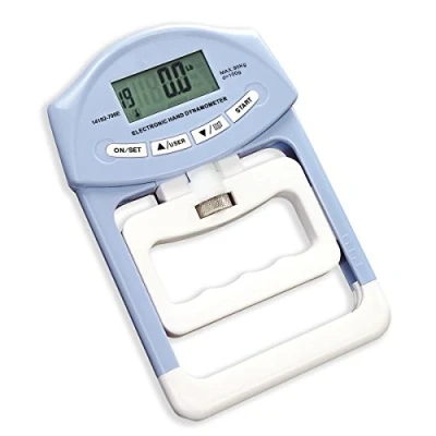 Image de SUAVER 200lbs/90 kg dynamomètre à Main force de préhension numérique mètre mesure automatique des Grip électronique mesureur (Bleu)