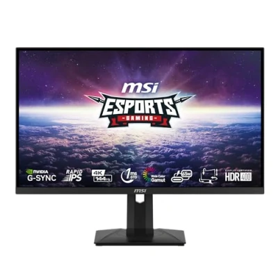 Image de MSI MAG 274UPF Écran Gaming 27“ UHD 4K Dalle IPS 3840x2160, 144 Hz / 1 ms (GtG), 150% sRGB, DisplayHDR 400, Compatible G Sync, DP 1.4a, HDMI 2.0b, USB Type C avec PD 65W