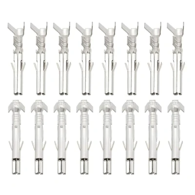 Image de eMagTech Lot de 100 Cosses à Sertir 5557 4,2 Mm Connecteurs Fil W2W Compatible avec Molex Mini Jr. Style 39000038