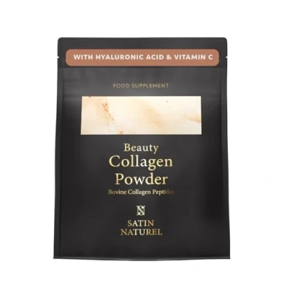 Image de Collagene Poudre de Beauté 330g Peptides Collagène Hydrolysés et Acide Hyaluronique Enrichi en Vitamine C pour Articulations, Cheveux, Ongles Peau Non Aromatisé Satin Naturel