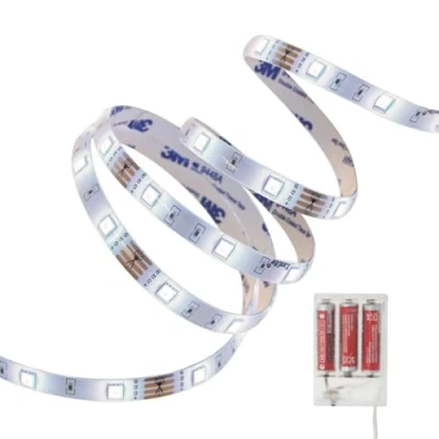 Image de Ruban LED lumineux à piles XANLITE 1 mètre Blanc neutre