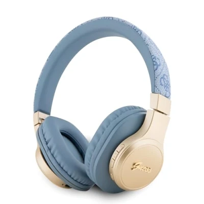 Image de GUESS GUBH604GEMB Casque Bluetooth Bleu 4G Script