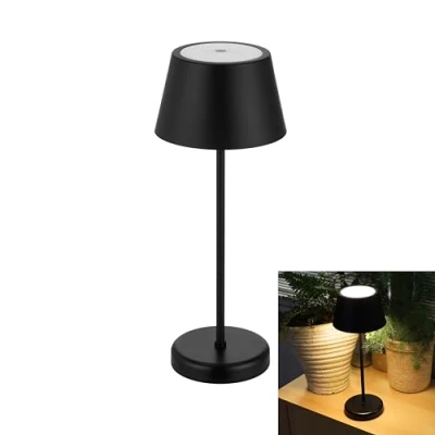 Image de REV Touch 100 Lampe de table avec capteur tactile, 4000 mAh, 200 lm, 2 W, blanc chaud, anthracite