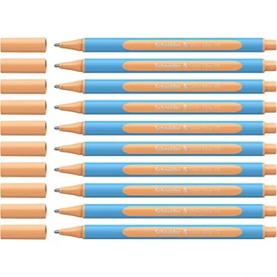Image de Schneider Slider Edge Pastell XB Lot de 10 stylos à bille triangulaires avec largeur trait Pêche
