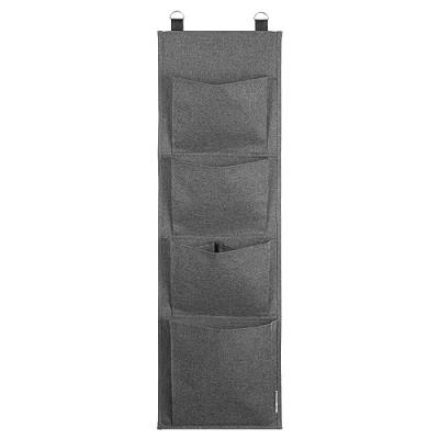 Image de Bigso Box of Sweden 1006 Rangement Mural Polyester Gris 10 x 30 100 cm