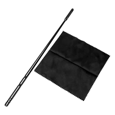 Image de yasoe Accessoires pour Instruments à Vent Bâtons de Nettoyage Tige FlûTe avec Chiffon Kit