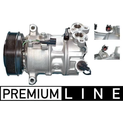 Image de MAHLE ORIGINAL ACP 511 000P Compresseur De Climatisation PXC14 12 PAG 46 SP A2 1234yf, R 134a avec bague d&#039;étanchéité VOLVO: V60 I, XC60 I