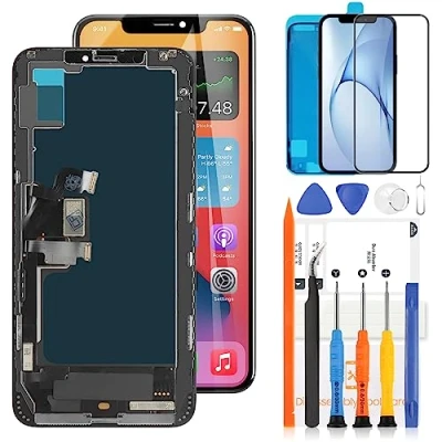 Image de LADYSON INCELL Écran LCD de rechange pour iPhone XS MAX 6,5&quot; A1921 A2101 A2102 A2103 A2104 tactile 3D (non original, noir)