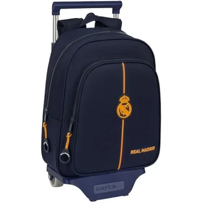 Image de Sac à dos enfant SAFTA Real Madrid 2ème équipe 24/25 Chariot inclus Confortable Résistant