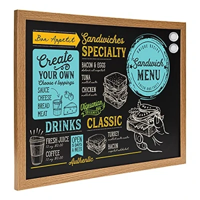 Image de Amazon Basics Tableau noir, 43 x 58,4 cm